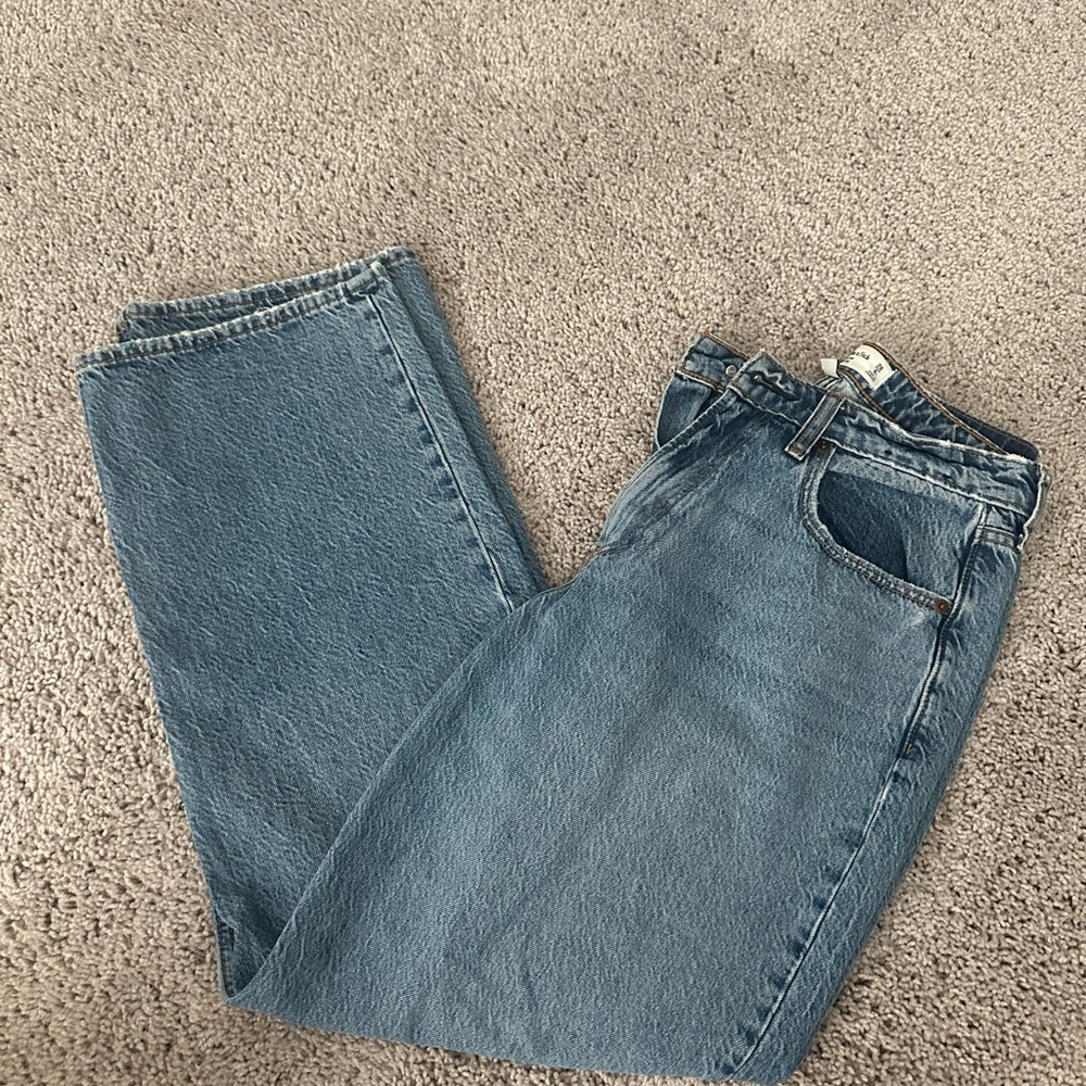 Abercrombie & Fitch Light Blue High Rise Jeans curve love